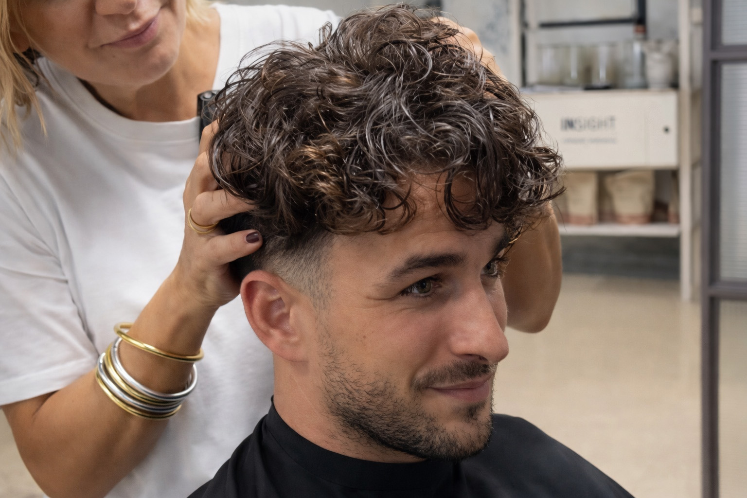 Peluquería para hombres en Cartagena · Belén Zapata